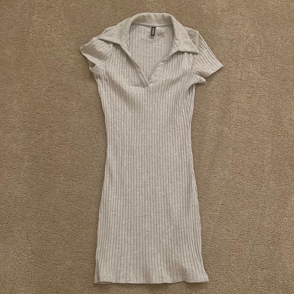 Grey bodycon dress